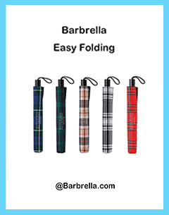圧倒的ベストセラーの Barbrella シリーズから、開閉が簡単な折りたたみ傘 “Easy Folding” シリーズが登場!